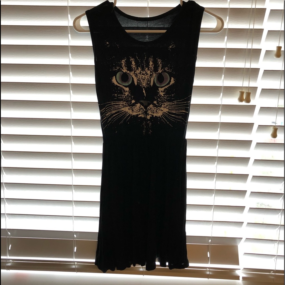 Cat tank dress